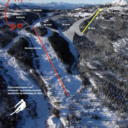 Koselig Hytte, Med Ski-in Out Дом отдыха *