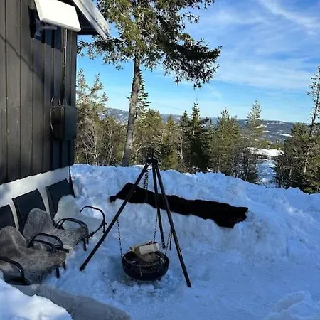 Дом отдыха Koselig Hytte, Med Ski-in Out Lifjell